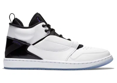 Pre-owned Jordan Men's  Fadeaway Concord Sneakers In White/dark Concord/black In Multi