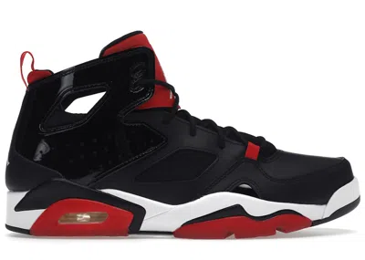 Pre-owned Jordan Men's  Flight Club 91 Sneakers In Black/university Red/white In Multi