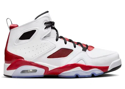 Pre-owned Jordan Men's  Flight Club 91 Sneakers In White/gym Red/black In Multi