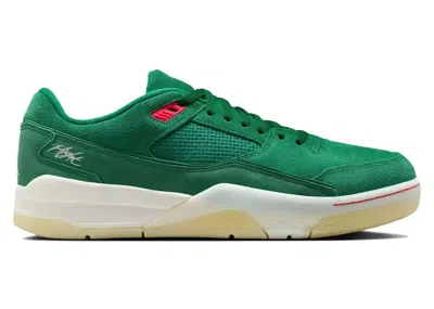Pre-owned Jordan Men's  Flight Court Sneakers In Malachite/infrared 23/muslin In Multi