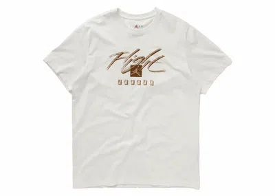 Pre-owned Jordan Men's  Flight Essentials T-shirt In Cream/brown