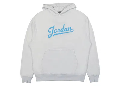 Pre-owned Jordan Men's  Flight Mvp Fleece Pullover Hoodie In Light Grey In Gray