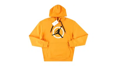 Pre-owned Jordan Men's  Flight Mvp Graphic Fleece Pullover Hoodie In Orange