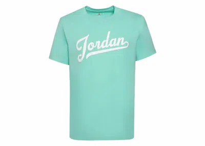 Pre-owned Jordan Men's  Flight Mvp Short Sleeve T-shirt In Mint/white
