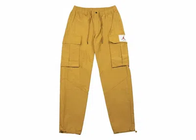 Pre-owned Jordan Men's  Flight Woven Pants In Brown
