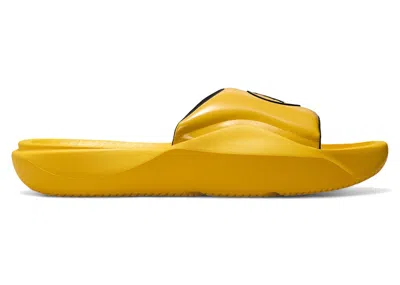 Pre-owned Jordan Men's  Franchise Slide Quai 54 Sneakers In Tour Yellow/black In Multi