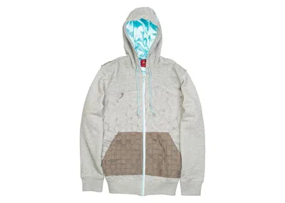 Pre-owned Jordan Men's  Fusion Hoody Jacket Hoodie In Grey