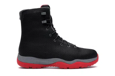 Pre-owned Jordan Men's  Future Boot Grey Red Sneakers In Black/cool Grey/anthracite