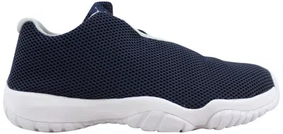 Pre-owned Jordan Men's  Future Low Sneakers In Midnight Navy Blue/grey Mist/white In Multi