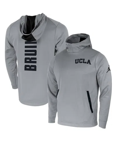 Jordan Men's  Gray Ucla Bruins 2-hit Performance Pullover Hoodie