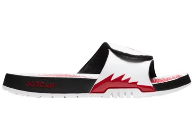 Pre-owned Jordan Men's  Hydro 5 Retro Sneakers In White/fire Red/black