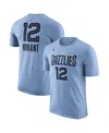 Jordan Men's  Ja Morant Light Blue Memphis Grizzlies 2022/23 Statement Edition Name And Number T-shir In Light Blue