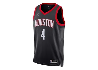 Pre-owned Jordan Men's  Jalen Green Houston Rockets Jersey In Black