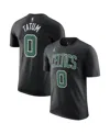 Jordan Men's  Jayson Tatum Black Boston Celtics 2022/23 Statement Edition Name And Number T-shirt In Black