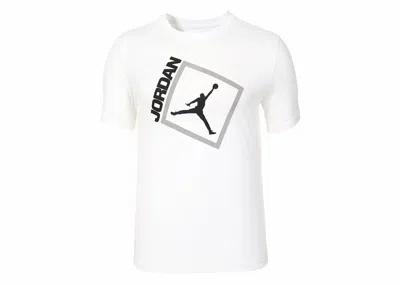 Pre-owned Jordan Men's  Jumpman Box Short Sleeve T-shirt In White