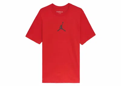 Pre-owned Jordan Men's  Jumpman Drifit Short Sleeve T-shirt In Red