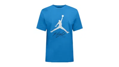 Pre-owned Jordan Men's  Jumpman Flight T-shirt In Blue/white In Multi