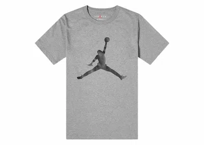 Pre-owned Jordan Men's  Jumpman Logo Short Sleeve T-shirt In Gray