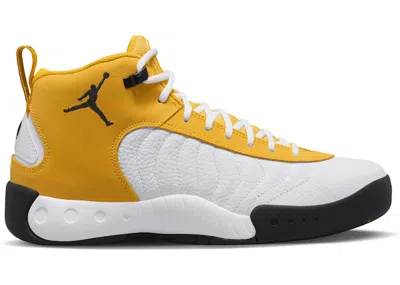 Pre-owned Jordan Men's  Jumpman Pro Sneakers In White/yellow Ochre/black