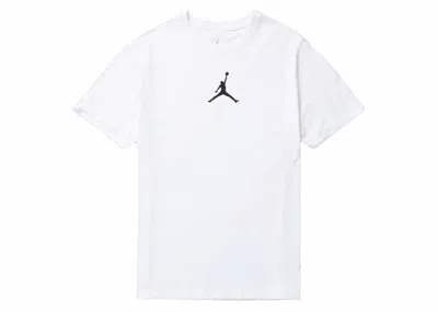 Pre-owned Jordan Men's  Jumpman Short Sleeve Crew T-shirt In White