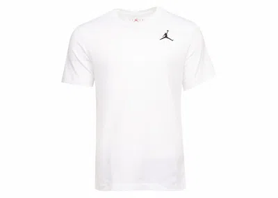Pre-owned Jordan Men's  Jumpman Short Sleeve Pocket Print T-shirt In White