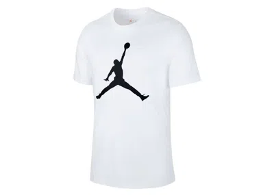 Pre-owned Jordan Men's  Jumpman Short Sleeve T-shirt In White