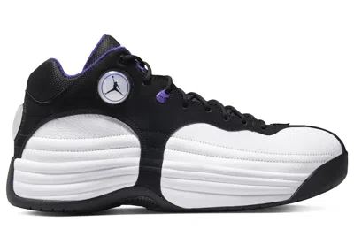 Pre-owned Jordan Men's  Jumpman Team 1 Sneakers In White/black/field Purple In Multi