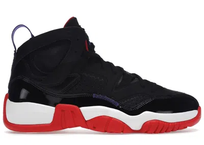 Pre-owned Jordan Men's  Jumpman Two Trey Raptors Sneakers In Black/true Red/dark Concord In Multi