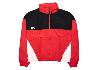 Pre-owned Jordan Men's  Jumpman Windbreaker Jacket In University Red/black