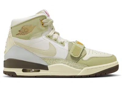 Pre-owned Jordan Men's  Legacy 312 Cny Year Of The Rabbit Sneakers In Coconut Milk/faded Green