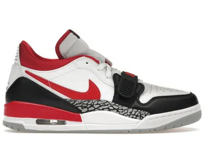 Pre-owned Jordan Men's  Legacy 312 Low Sneakers In White/fire Red/black In Multi