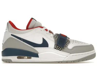 Pre-owned Jordan Men's  Legacy 312 Low True Blue Sneakers In White/french Blue/wolf Grey In Multi