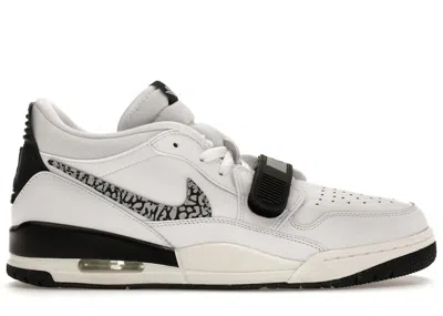 Pre-owned Jordan Men's  Legacy 312 Low White Black Elephant Swoosh Sneakers In Phantom/coconut Milk/amber Brown In Multi