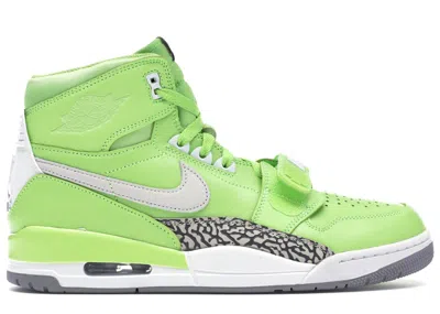 Pre-owned Jordan Men's  Legacy 312 Sneakers In Ghost Green/white/cement Grey In Multi