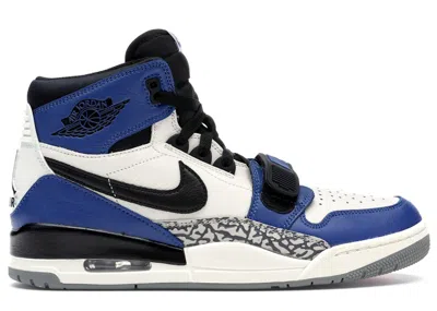 Pre-owned Jordan Men's  Legacy 312 Sneakers In Sail/black/storm Blue