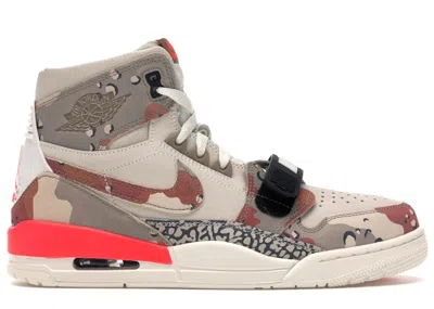 Pre-owned Jordan Men's  Legacy 312 Sneakers In Sail/desert Camo/infrared 23 In Multi