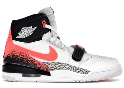 Pre-owned Jordan Men's  Legacy 312 Tech Challenge 2 Sneakers In White/hot Lava/black