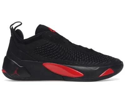 Pre-owned Jordan Men's  Luka 1 Bred Long Range Sneakers In Black/university Red/dark Grey In Multi