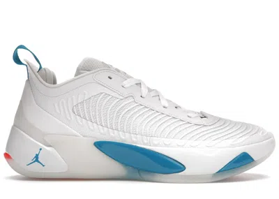 Pre-owned Jordan Men's  Luka 1 Legend Of 7 Neo Turquoise Sneakers In Black/metallic Silver/signal Blue