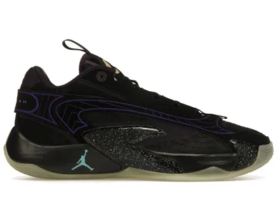 Pre-owned Jordan Men's  Luka 2 Luk.ai Space Hunter Sneakers In Black/grand Purple/aurora Green