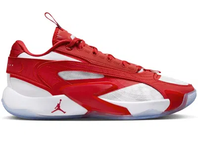 Pre-owned Jordan Men's  Luka 2 Tb Sneakers In White/pure Platinum/university Red In Multi