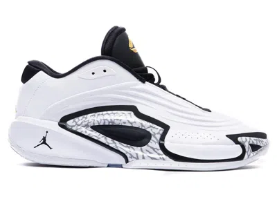 Pre-owned Jordan Men's  Luka 3 Motorsports Sneakers In White/black/red Orbit In Multi