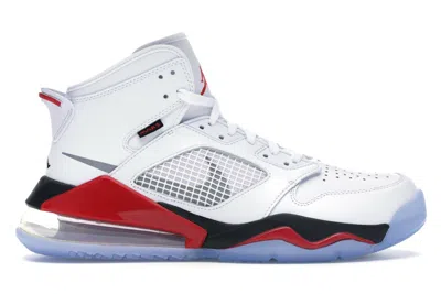Pre-owned Jordan Men's  Mars 270 Sneakers In White/reflect Silver/fire Red In Multi