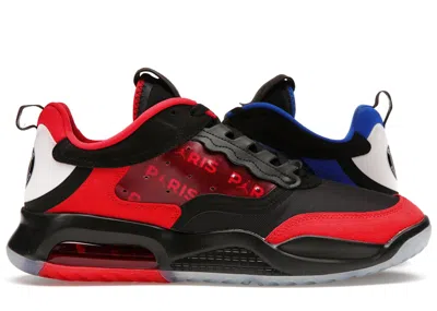 Pre-owned Jordan Men's  Max 200 Paris Saint Germain Sneakers In Black/university Red In Multi