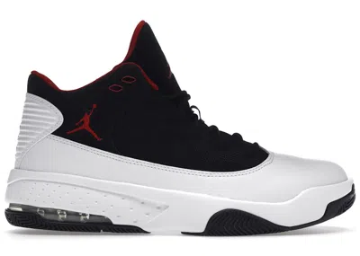 Pre-owned Jordan Men's  Max Aura 2 Sneakers In White/gym Red/black