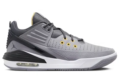 Pre-owned Jordan Men's  Max Aura 5 Anthracite Sneakers In Cement Grey/topaz Gold/white