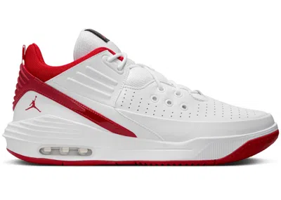 Pre-owned Jordan Men's  Max Aura 5 Sneakers In White/black/gym Red