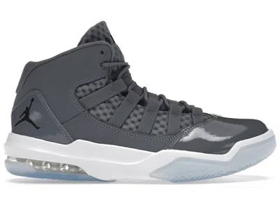 Pre-owned Jordan Men's  Max Aura Sneakers In Cool Grey/black White Clear In Multi