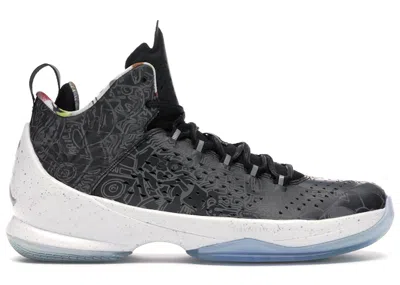 Pre-owned Jordan Men's  Melo M11 Hebru Sneakers In Black/reflective Silver In Multi