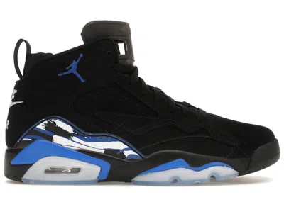 Pre-owned Jordan Men's  Mvp Sneakers In Black/white/game Royal In Multi